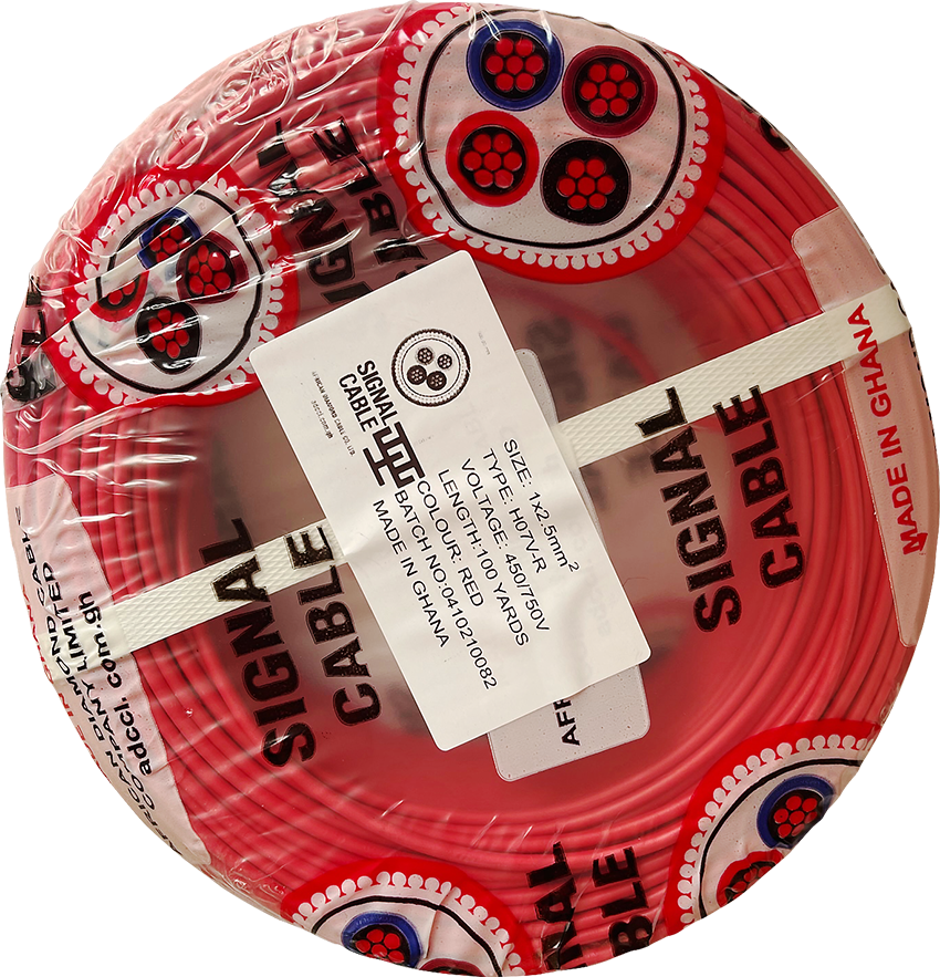 SIGNAL CABLE 2.5mm Red Conduit Cables