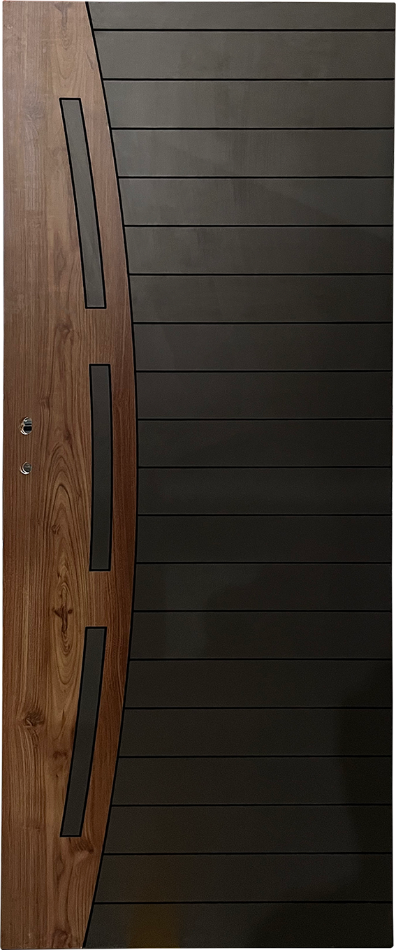 Natural Wood PVC Coating Internal Door