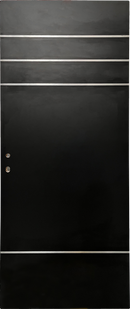 Royal Black PVC Coating Internal Door