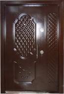 Brown Heavy Duty  Security Door UD5117 4ft