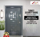 Grey Heavy Duty  Security Door UD5119 3ft