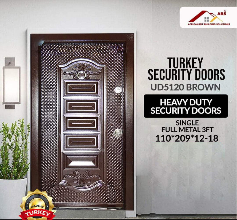 Brown Heavy Duty  Security Door UD5120 3ft