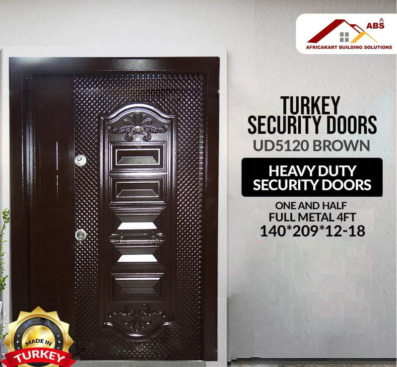 Brown Heavy Duty  Security Door UD5120 4ft