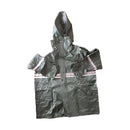 RAINCOAT TOP AND DOWN (WHITE AND RED PATTERN)