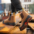 SAFETOE PULL-ON BOOT (BROWN NUBUCK)