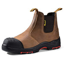 SAFETOE PULL-ON BOOT (BROWN NUBUCK)