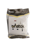 BRISTOL 13A Single Socket (3*3)With USB