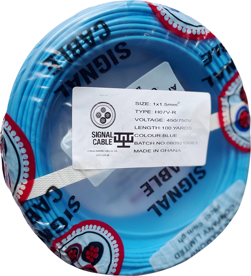 SIGNAL CABLE 1.5mm Blue Conduit Cables